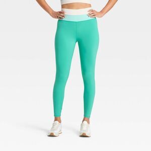 JoyLab - Women's High-Rise Colorblocked Leggings - JoyLab T Green